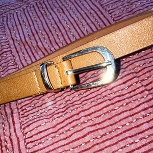 L.A. Express Brown Belt with gold tone metallic Buckle